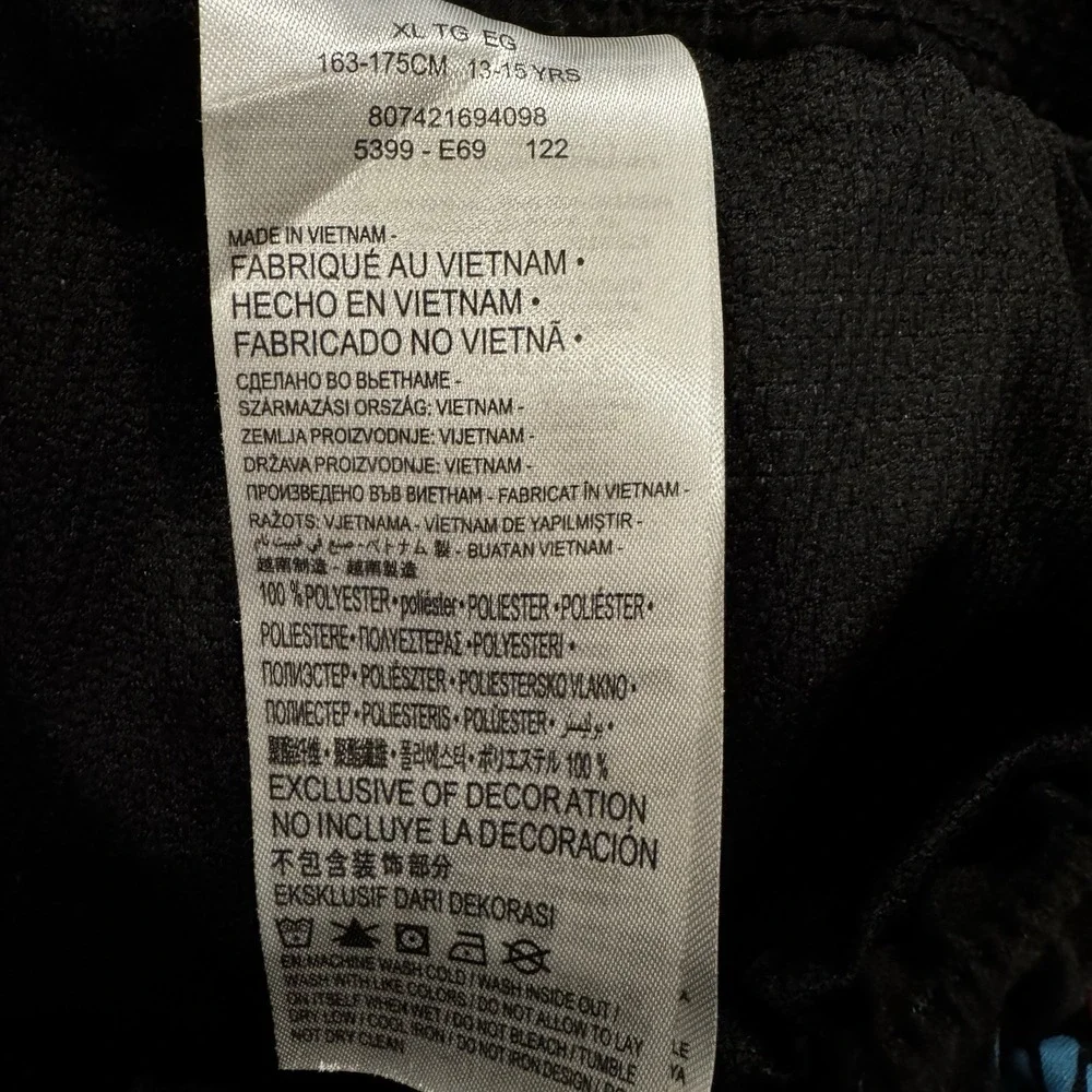 Hurley Surf Swim Shorts Youth XL Fits 30 Waist Black Graphic Elastic‎